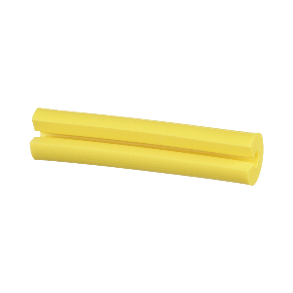[NWSLC-2Y] Manguito Porta Etiquetas de Identificación, Para Fibra Simplex de 2 mm, 1 in de Largo, Color Amarillo, Paquete de 100pz