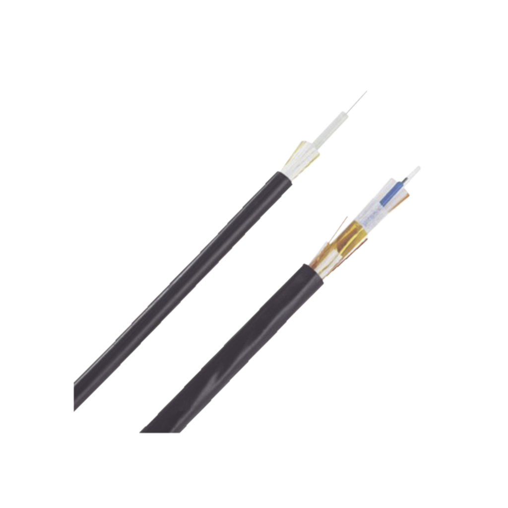 Cable de Fibra Óptica de 24 hilos, Monomodo OS2, Interior/Exterior, Loose Tube 250um, No Conductiva (Dieléctrica), OFNR (Riser), Precio Por Metro