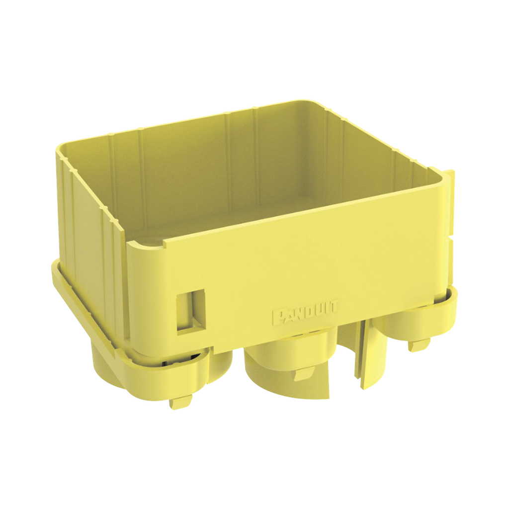 Tapa con 2 Salidas a Tubo de 1.5in (38mm), Para uso con Canaletas 4X4 FiberRunner?, Color Amarillo