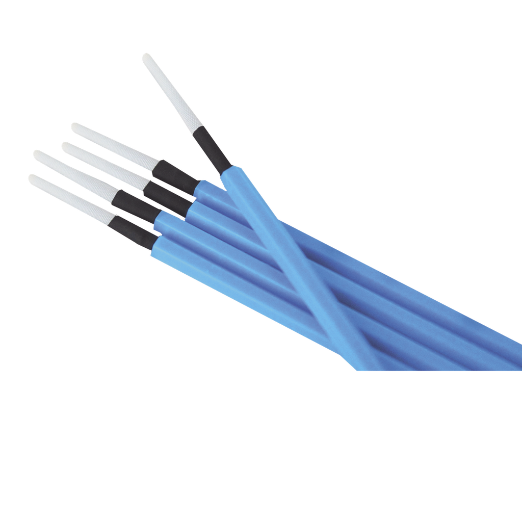 Hisopos para limpieza de puertos de fibra óptica 1.25 mm para adaptadores LC y MU, 100 piezas