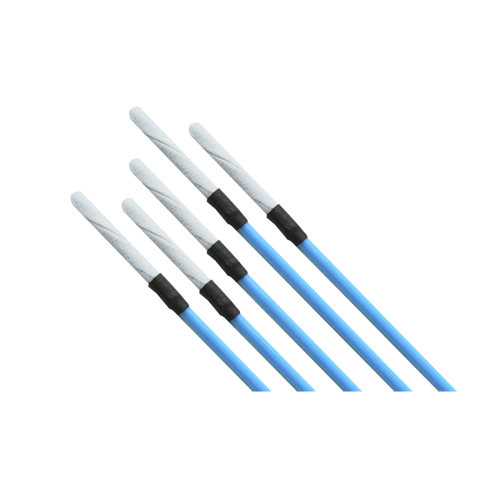 [2.5-SWAB] Hisopos para limpieza de puertos de fibra óptica 2.5 mm para adaptadores SC, ST y FC, 100 piezas