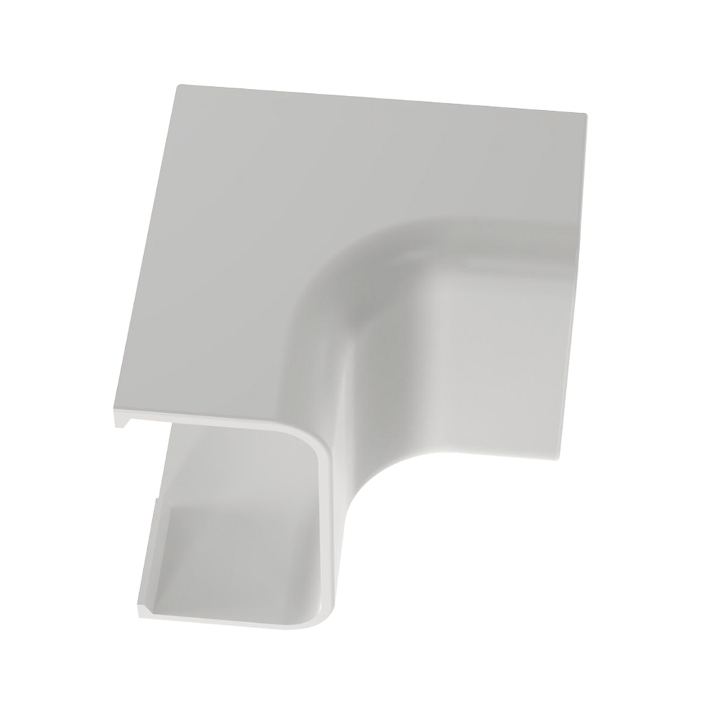 [ICF10WH-X] Esquinero interior, para uso con canaleta LD10, material ABS, Color Blanco