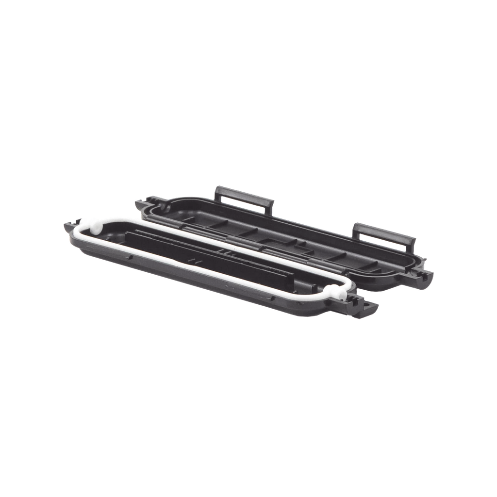 Mini caja ?salchicha? para exterior con protección IP65, para uso con mangas de empalme y protección de empalmes. Incluye una manga.