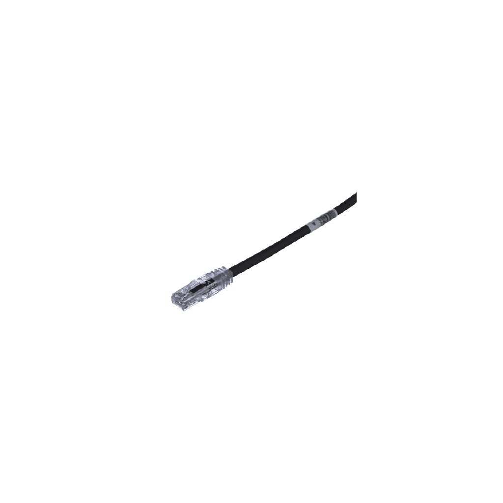 Cable de Parcheo TX6, UTP Cat6, 24 AWG, CM, Color Negro, 20 ft.