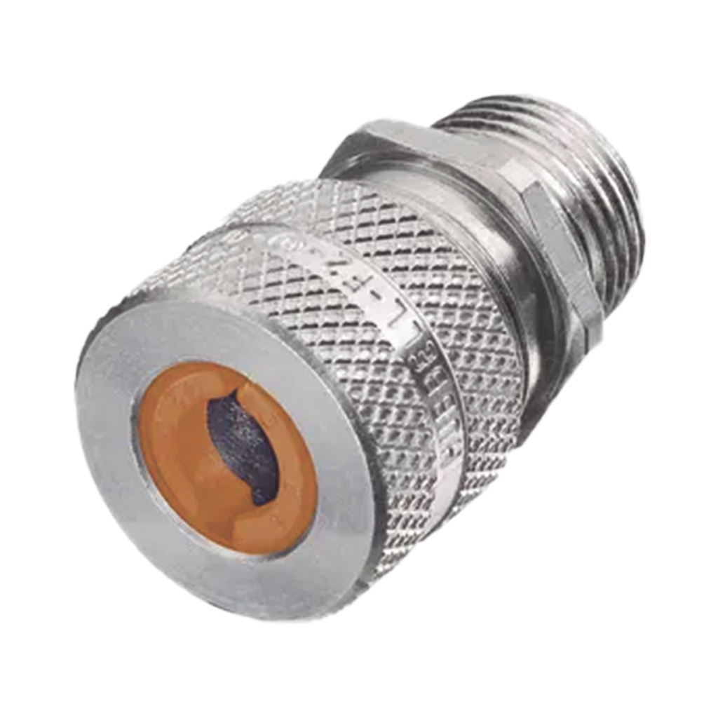 Conector de cable, de aluminio macho recto, .13 - .19 (3.2 - 4.7 mm), 3/4.