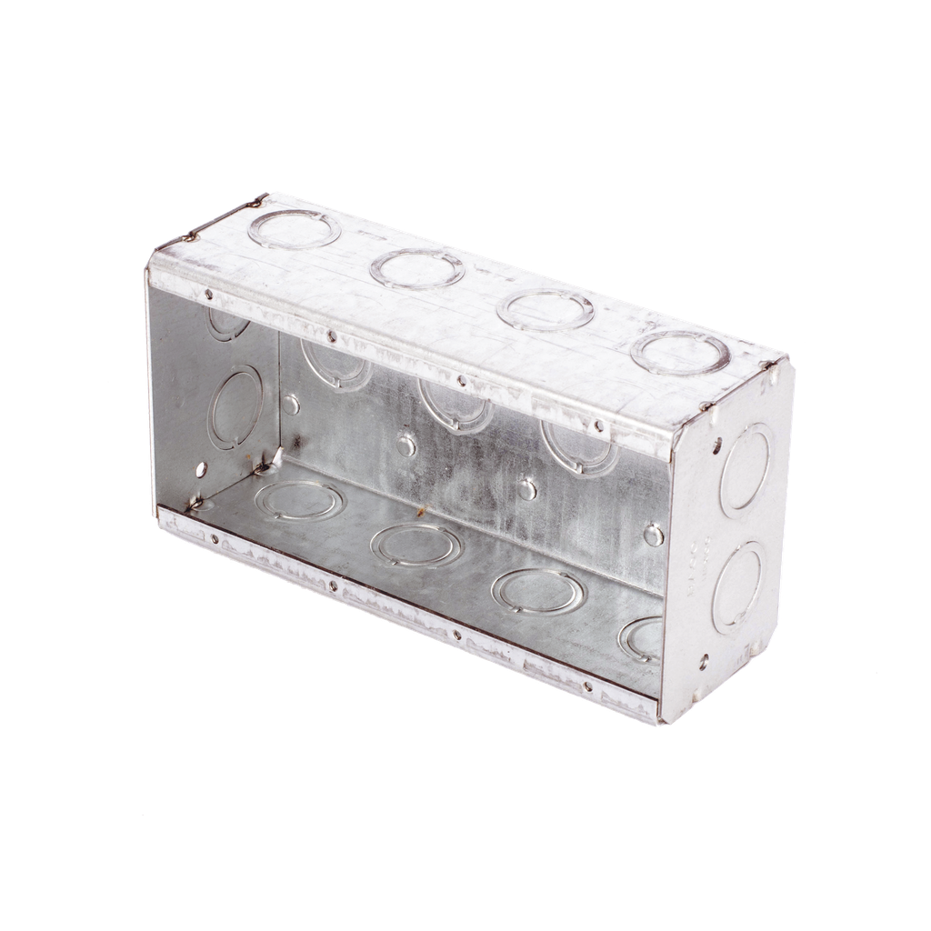 Caja Multigang de 4 Gangs,/ Profundidad de 2-1/2/ 20 TKO (1/2- 3/4).