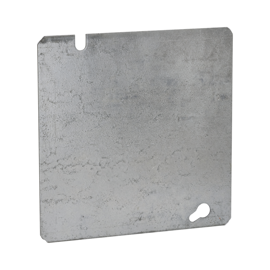 Tapa Cuadrada Ciega de  Acero Galvanizado de 4 11/16.