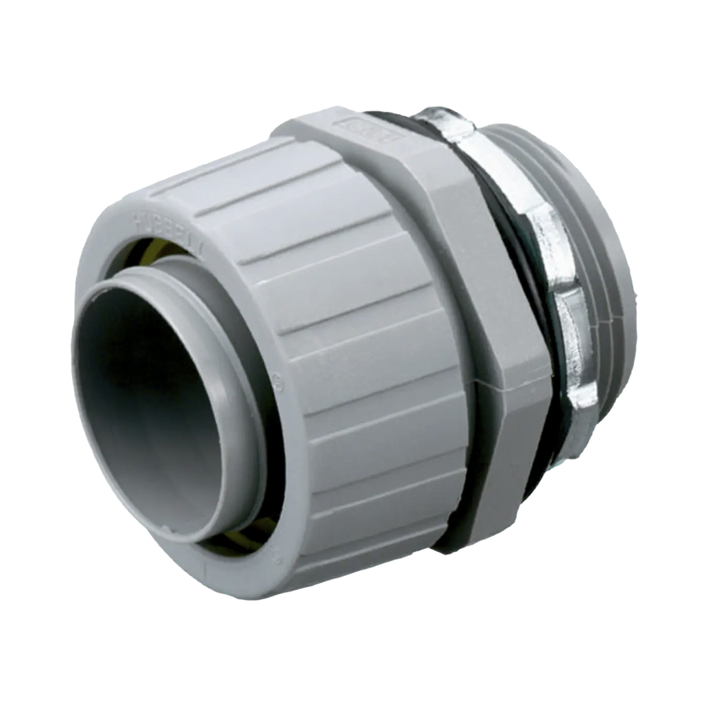 Conector Recto de Nylon de 2 para Tubería Liquidtight Polytuff.