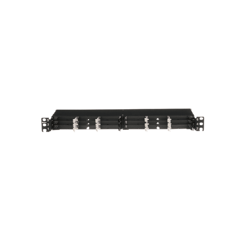 [FLEX1UPN04] Panel de Distribución de Fibra Óptica, Acepta 18 Cassettes HD Flex? en 4 Espacios, Hasta 144 Fibras, 1 UR