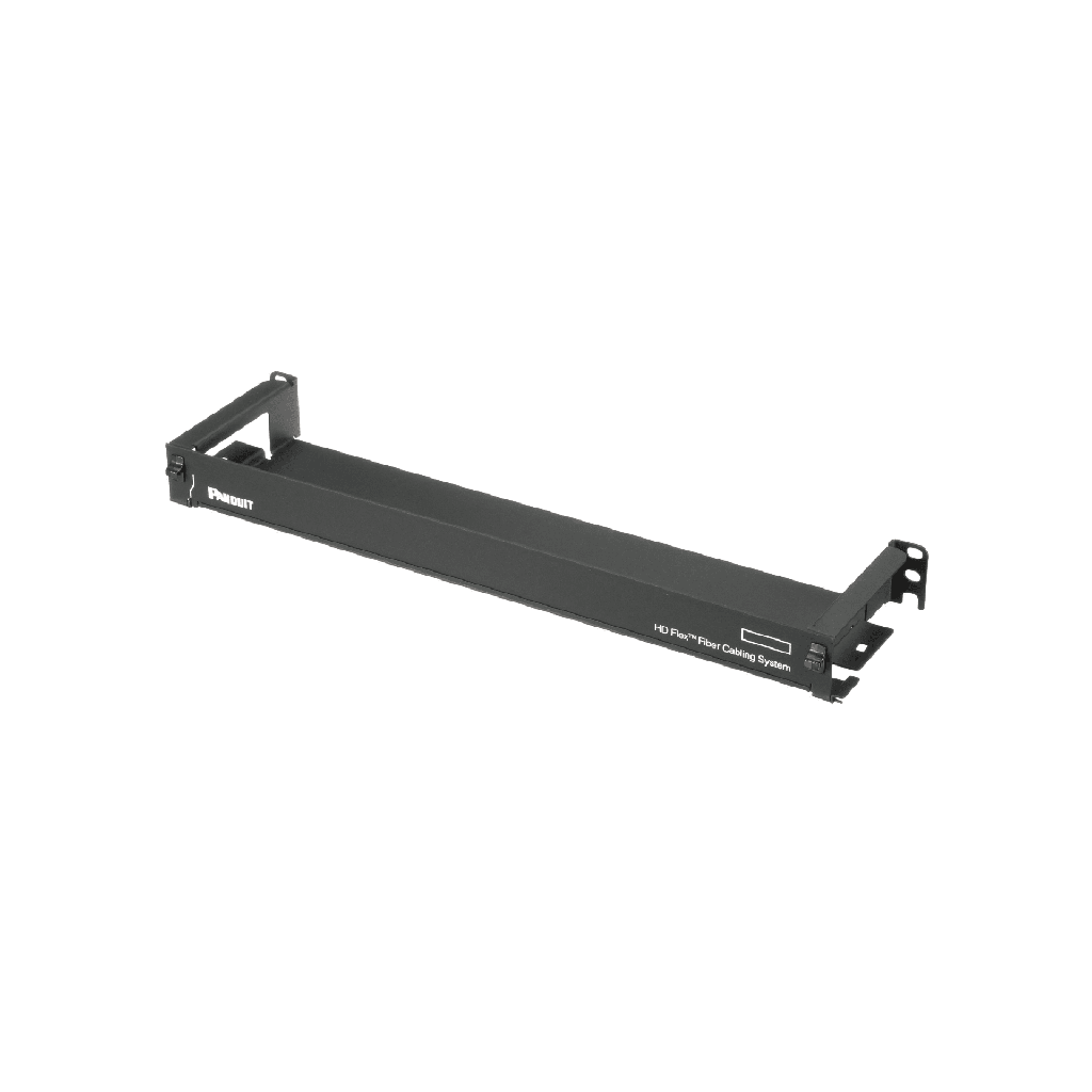 [FLEX-FCM1UA] Organizador de Cables Frontal, para Panel de Fibra Óptica HD Flex?, de 1 UR, Color Negro