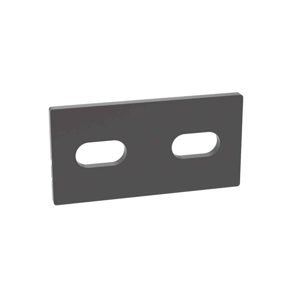 Kit de 12 Piezas de Barra de Empalme de 2 Orificios, Para Fabricación de Curvas con Charola Wire Basket en Campo, Color Negro