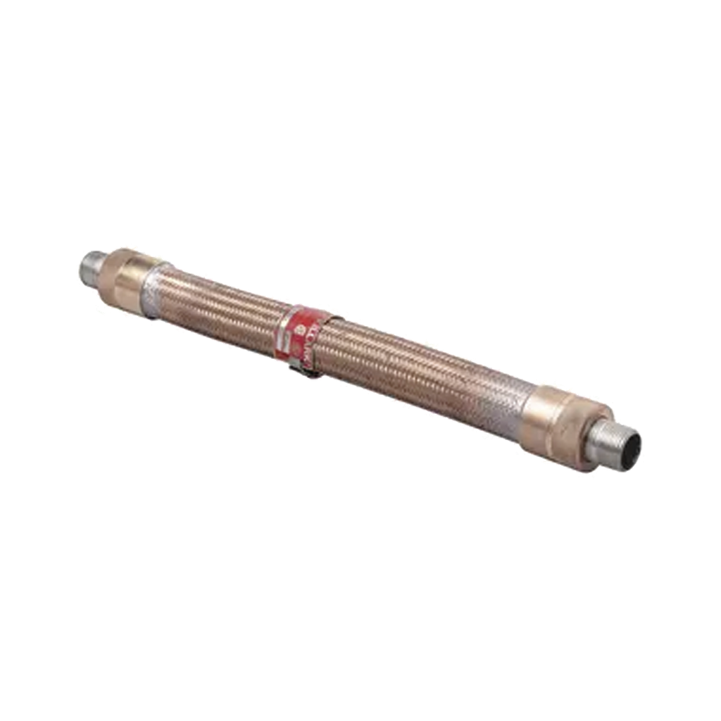 Cople Flexible con Trenzado de Bronce de 1/2 x 18.