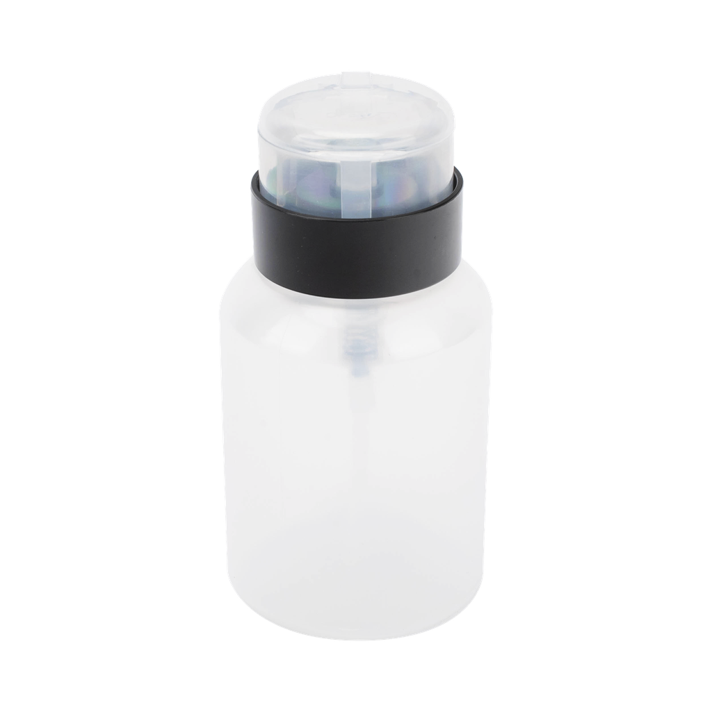 [LP-DAI] Botella Dispensadora de Alcohol, Capacidad 200 ml, Sistema de Bloqueo-Antiderrames, Ideal para Limpieza y Preparación de Fibra Óptica