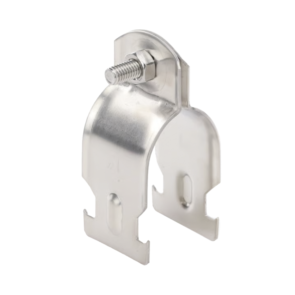 Abrazadera de Acero Inoxidable  de 1 Para Unicanal Tipo Strut