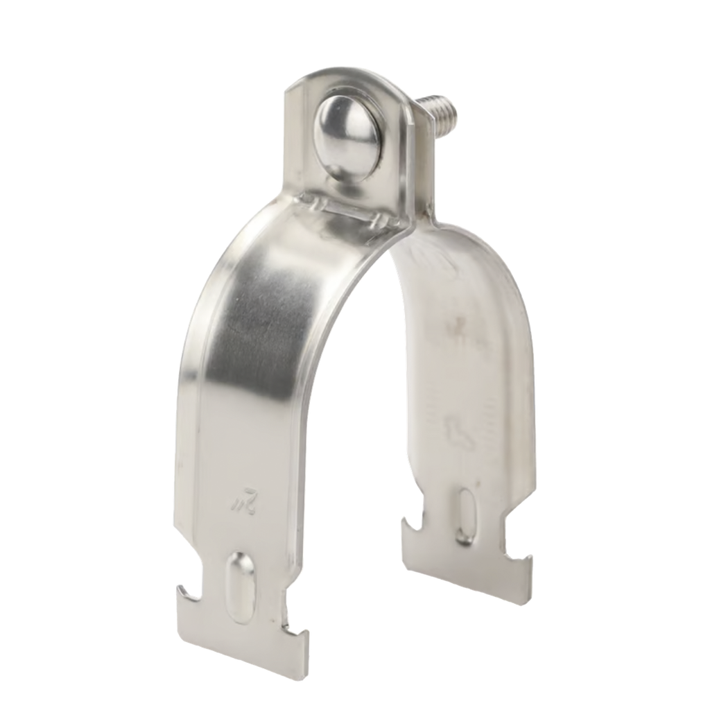 Abrazadera de Acero Inoxidable  de 2  Para Unicanal Tipo Strut