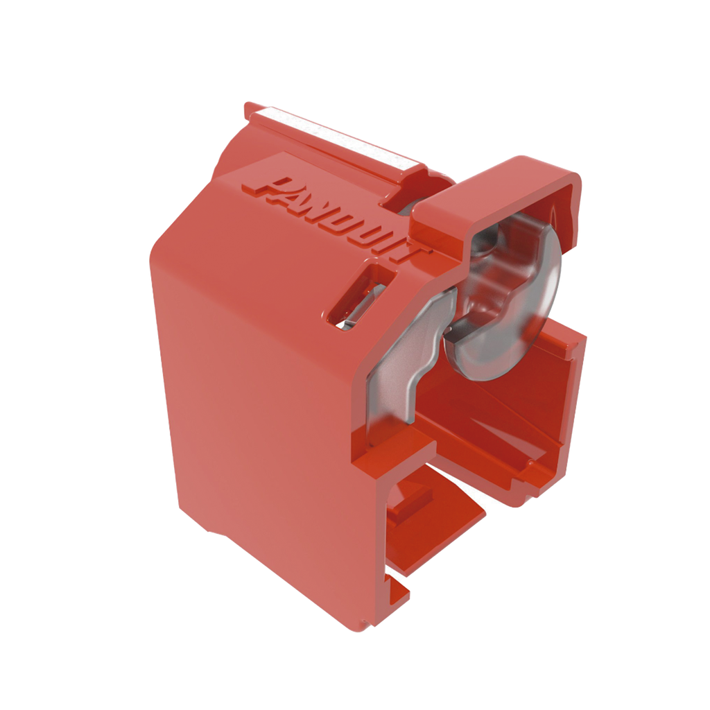 Kit de 10 Dispositivos Recubiertos para Impedir Desconexión de Plug RJ45, Color Rojo, Incluye Herramienta para Instalar/Retirar