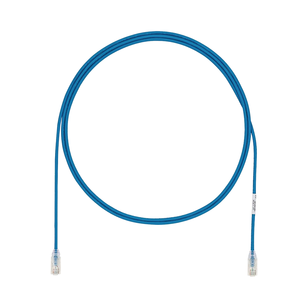 Cable de Parcheo UTP Cat6A, CM/LSZH, Diámetro Reducido (28AWG), Color Azul, 17 Metros