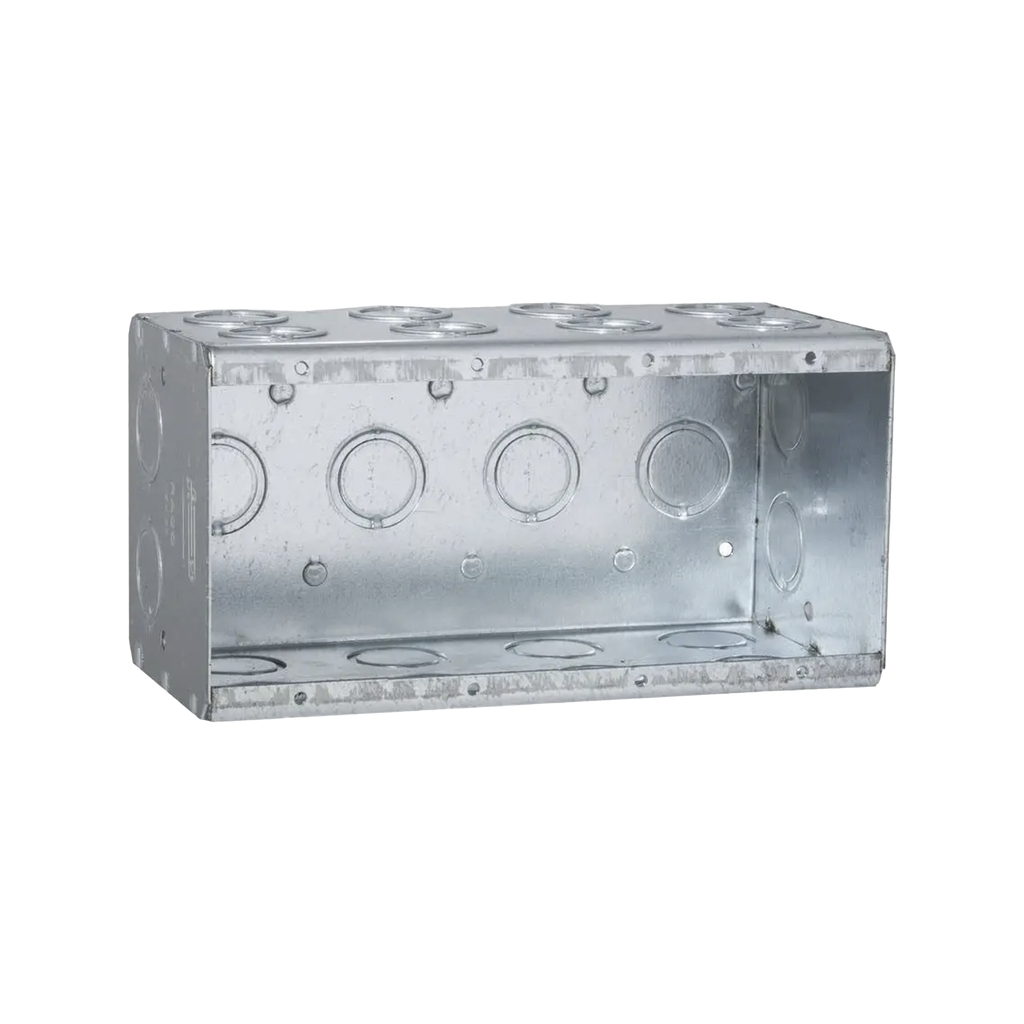 Caja Multigang de 4 Gangs/ Profundidad de 3-1/2/ 24 Entradas de 1/2 - 3/4.