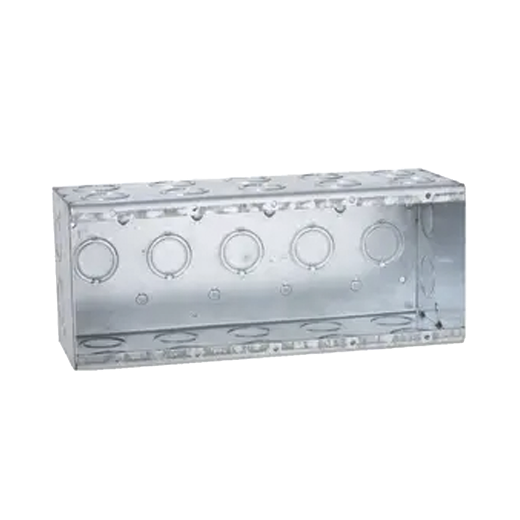 Caja Multigang de 5 Gangs/ Profundidad de 3-1/2/ 29 Entradas de 1/2 - 3/4.