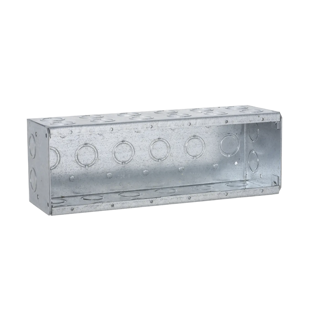 Caja Multigang de 6 Gangs/ Profundidad de 3-1/2/ 34 Entradas de 1/2 - 3/4.