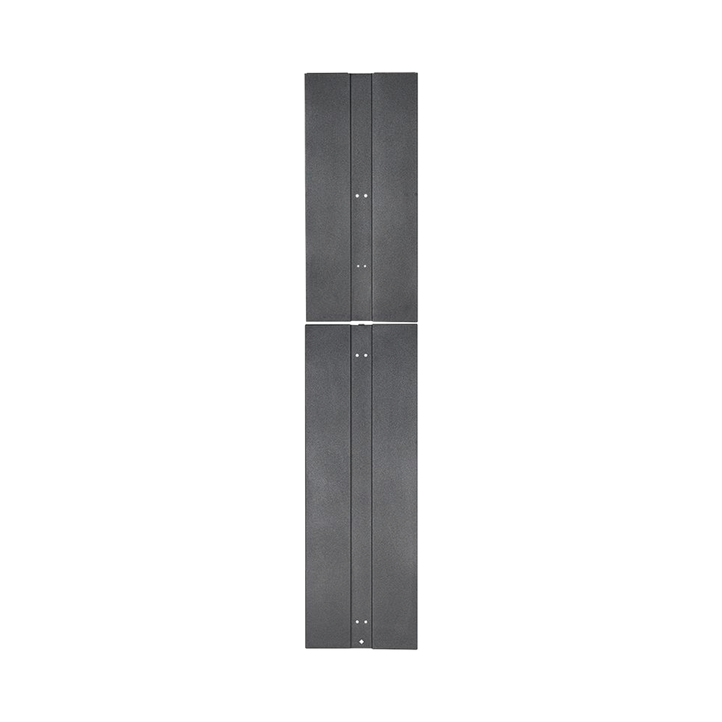 Tapa Final de Fila, Para Organizador Vertical PE2V PatchRunner? 2, de 45 UR, Color Negro