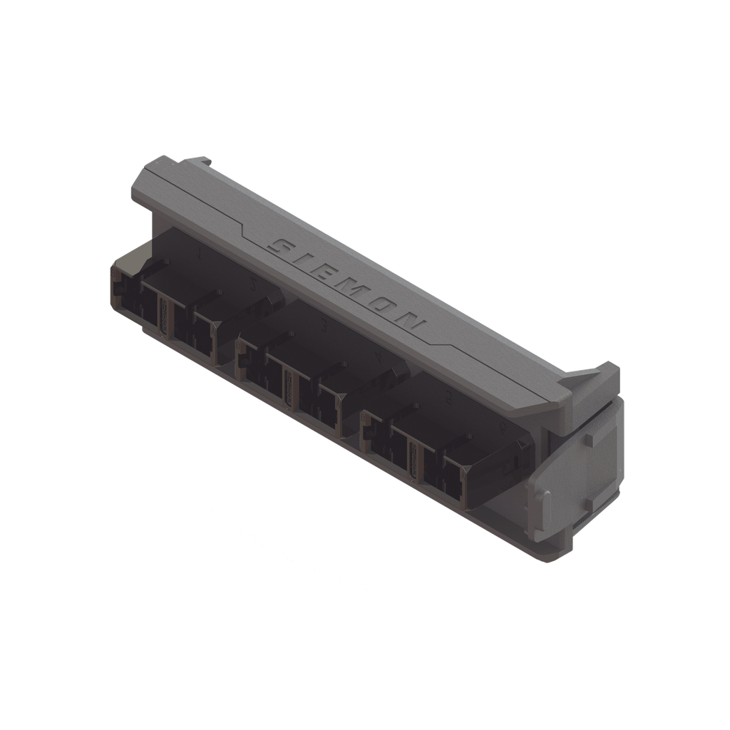 Placa Acopladora LightVerse, 3 Conectores Dúplex SC, Acepta hasta 6 hilos de fibra Monomodo o Multimodo (No Shuttered)