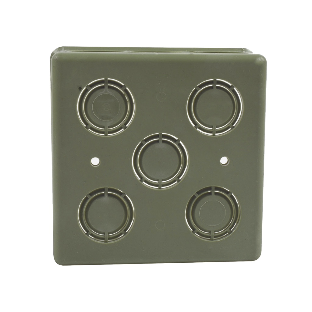 Caja Cuadrada  de 1/2 - 3/4 para PVC Conduti Pesado.