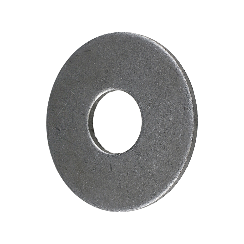 Arandela Plana Galvanizada de 1/4 / Bolsa con 300 piezas.