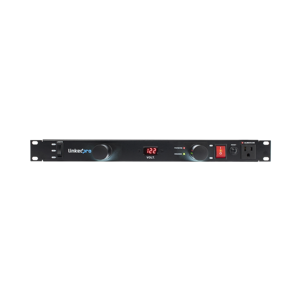 [LP-PDU-11DP] PDU para Distribución de Energía, Montaje en Rack, 11 salidas, Instalación Horizontal, de 19in, 1U, 15 Amp, 120 Vca, Con Indicador Led Y Display