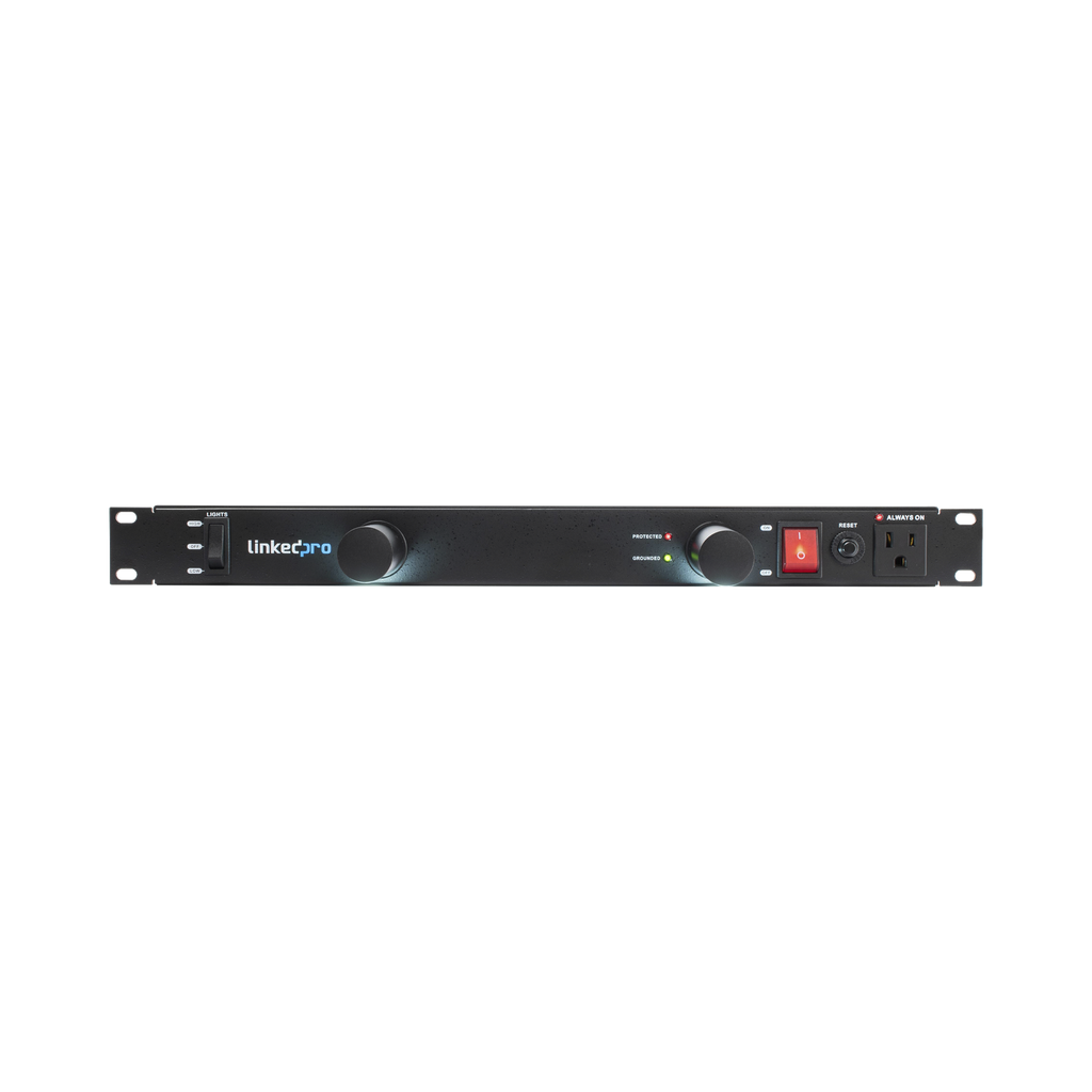 [LP-PDU-11LED] PDU para Distribución de Energía, Montaje en Rack, 11 salidas, Instalación Horizontal, de 19in, 1U, 15 Amp, 120 Vca, Con Indicador Led