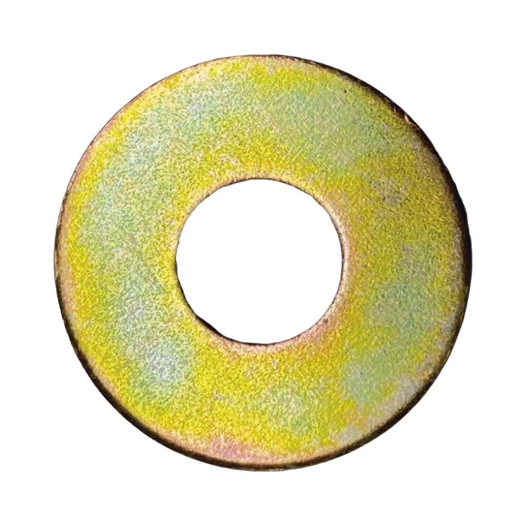 Arandela plana de 1/4 (6.3 mm) con acabado Tropicalizado, Es Ideal Para Utilizarse al Exterior o Zonas Húmedas