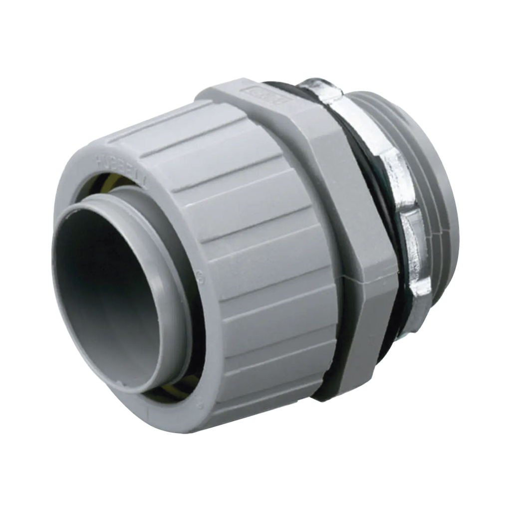 Conector Recto de Nylon de 1 para Tubería Liquidtight Polytuff.