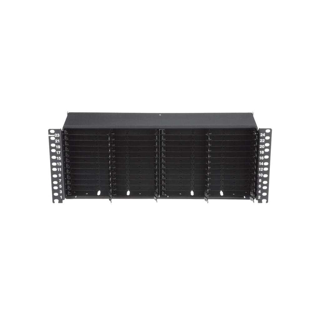 [FLEX4UPN06] Panel de Distribución de Fibra Óptica, Acepta 12 Cassettes HD Flex? y 144 Fibras por UR, 4UR