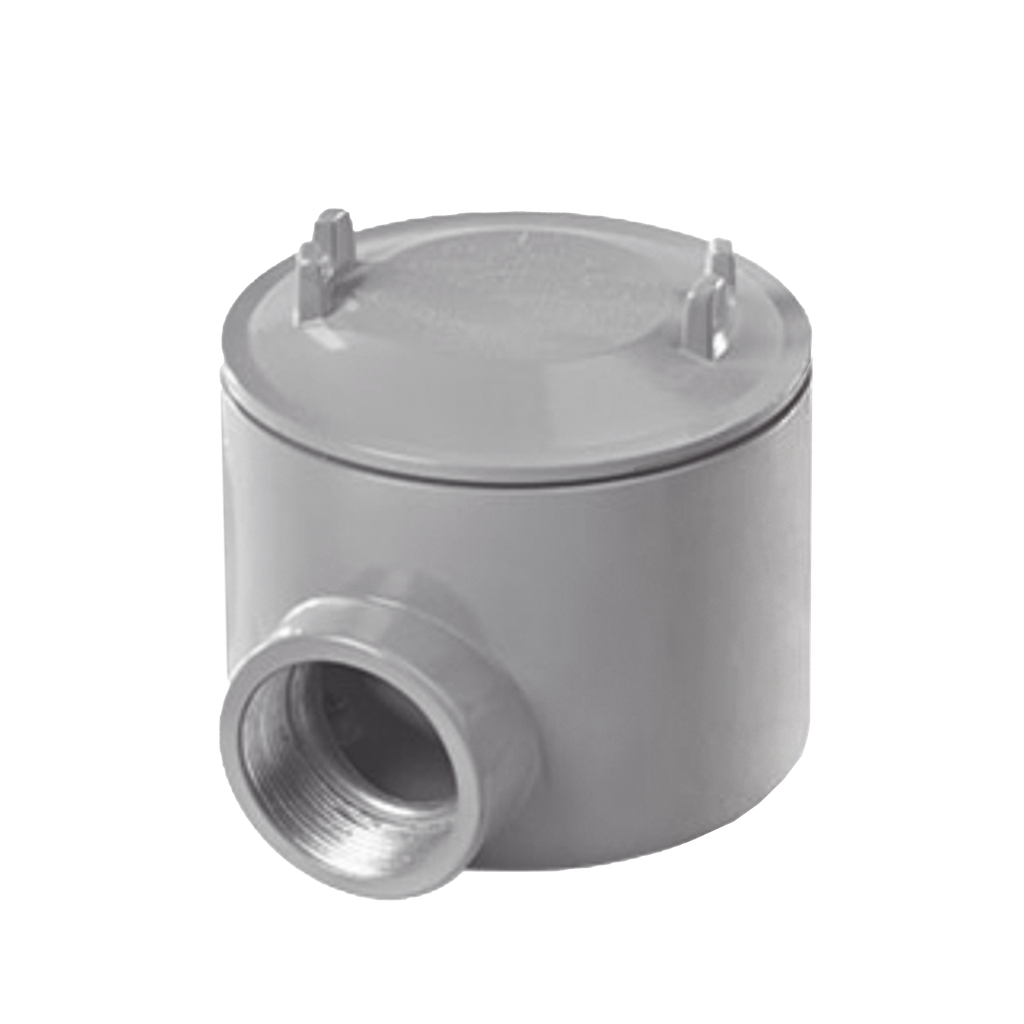 Caja con Tapa Tipo GRE de 1/2 (12.7 mm) / Caja a Prueba de Explosión / Para Áreas Peligrosas / Libre de Cobre