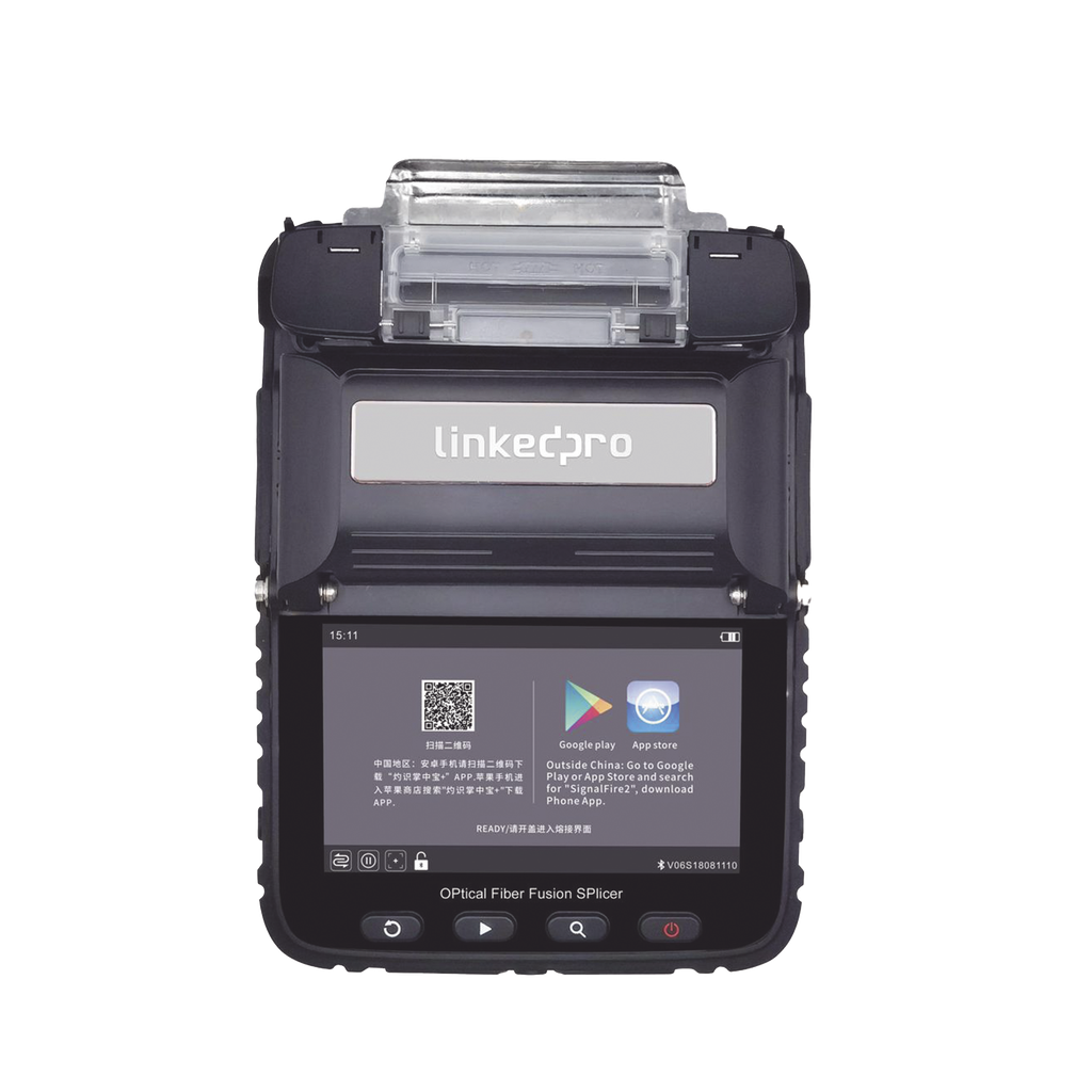 [LP-FS-PRO-600] Fusionadora de Fibra Óptica MultiModo y MonoModo / 6 motores / Alineación por Núcleo