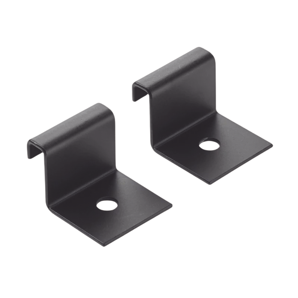 [LVWBB] Kit de Soporte Vertical a Pared, Para Charola Tipo Escalerilla, de Acero, Color Negro