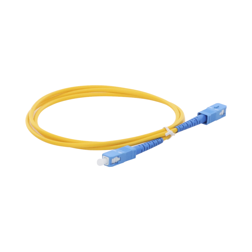 [LPSM3SCUSCUS1] Jumper de Fibra Óptica Monomodo SC/UPC-SC/UPC Simplex de 1 metro, 3mm