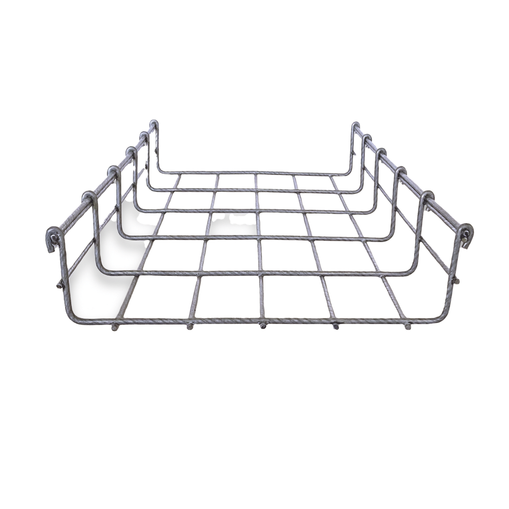 Charola Bimetálica Tipo Malla 66/250 mm, Ideal Para Utilizarse al Exterior o Zonas Húmedas, Hasta 263 Cables Cat6, Tramo de 3 Metros