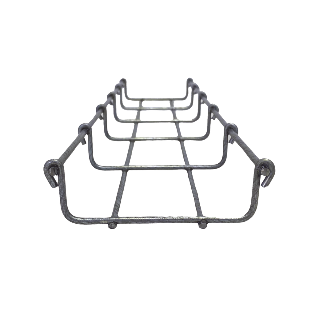 Charola Bimetálica Tipo Malla 33/100 mm, Ideal Para Utilizarse al Exterior o Zonas Húmedas, Hasta 53 Cables Cat6, Tramo de 3 Metros