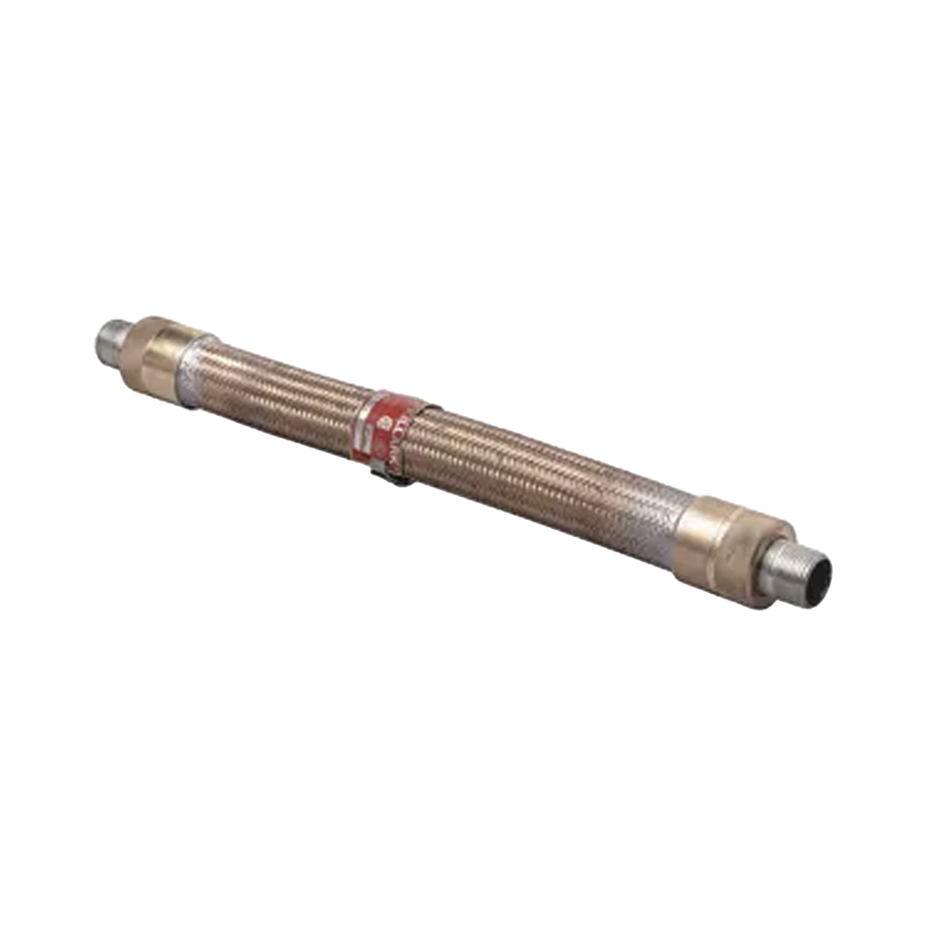 Cople Flexible Trenzado de Bronce de 1/2 x 36.