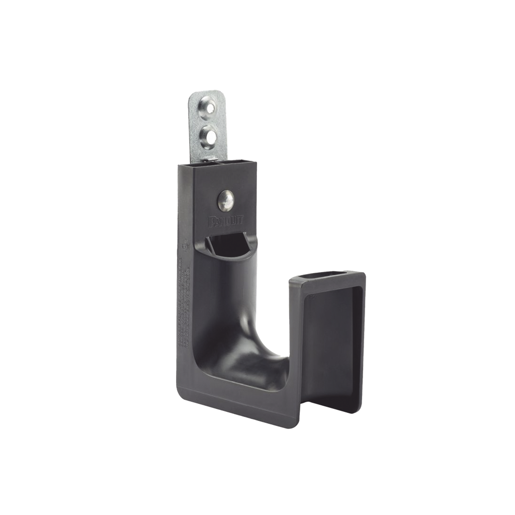 [JP4WP2B-X20] Sujetador STRONGHOLD tipo J (J-PRO), Con Soporte para Montaje en Pared, Para 180 Cables Cat6, Nylon 6.6, Color Negro, 1 pieza