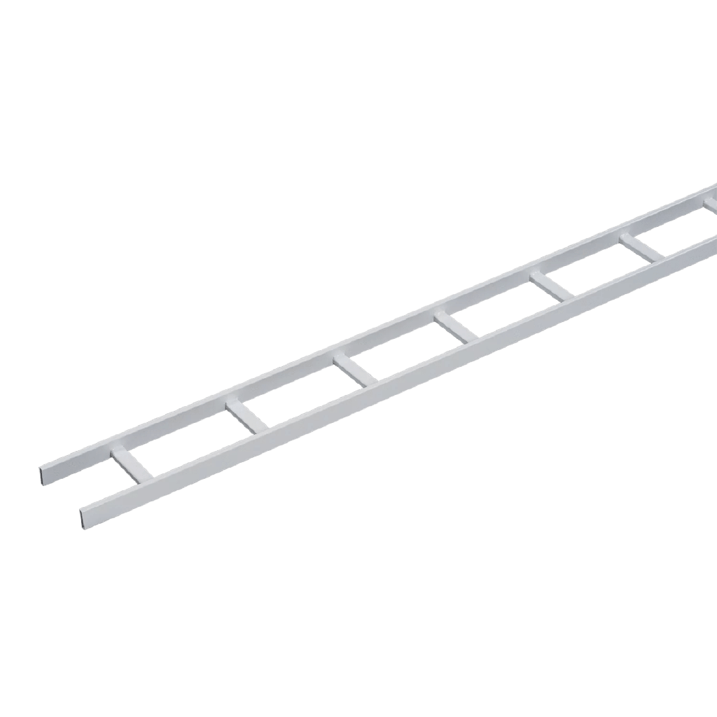 [LSS12W] Charola Tipo Escalerilla de Secciones Rectas, 12 in (305 mm) de Ancho, Travesaños a Intervalos de 9 in (229 mm), Tramo de 10 ft (3.05 m), de Acero, Color Blanco