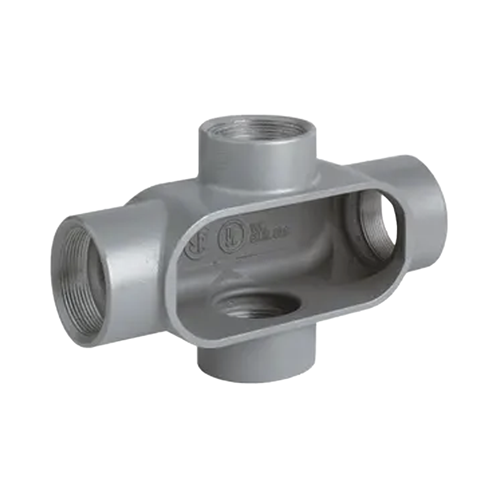 Caja Condulet Tipo X de  3/4 / Aluminio libre de Cobre / Para Áreas Clasificadas.