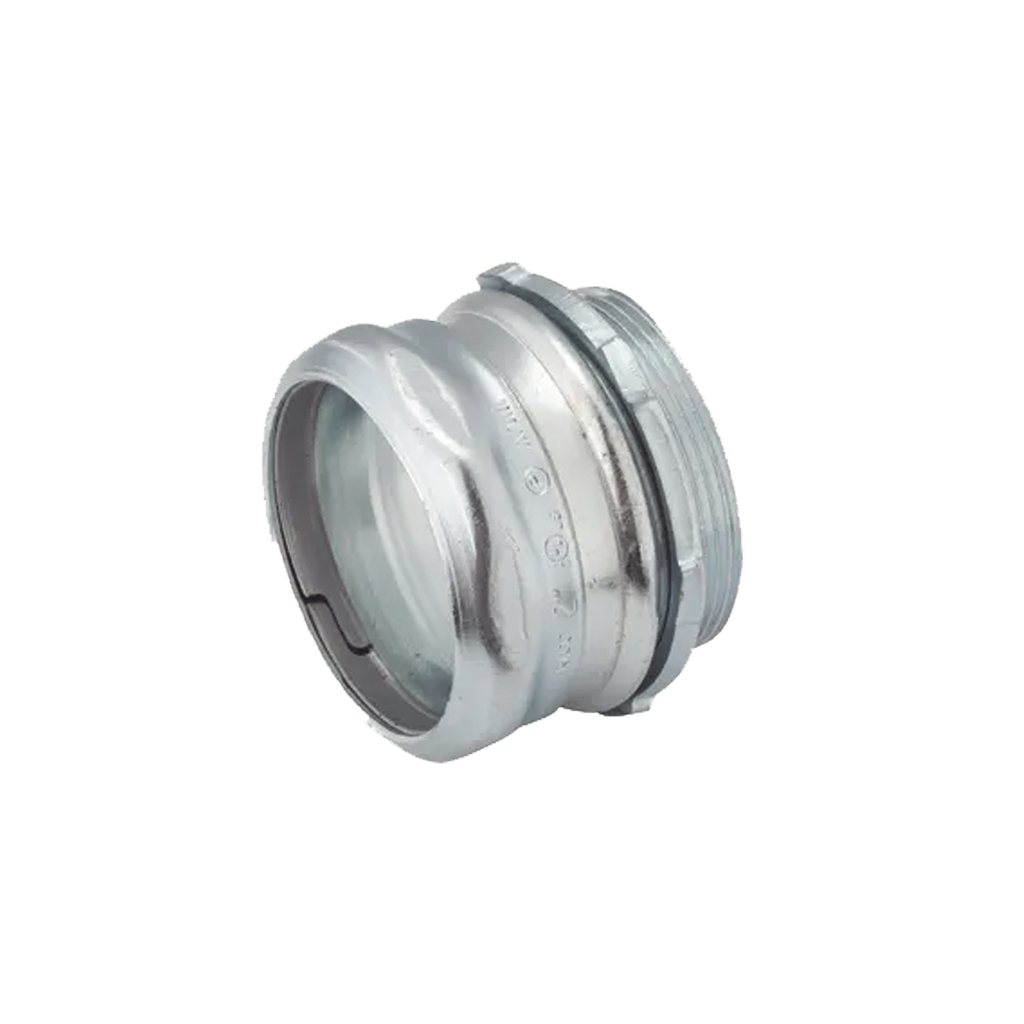 Conector de Compresión de Acero Galvanizado para Pared Delgada de 2.