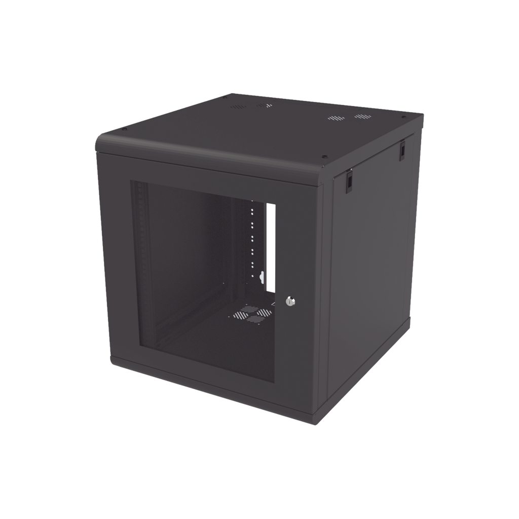 [SR-1912-GN2G] Gabinete de Pared 12U de 635 mm de Profundidad, Rack de 19 in en Acero Reforzado: Compacto y Resistente para Soluciones Profesionales