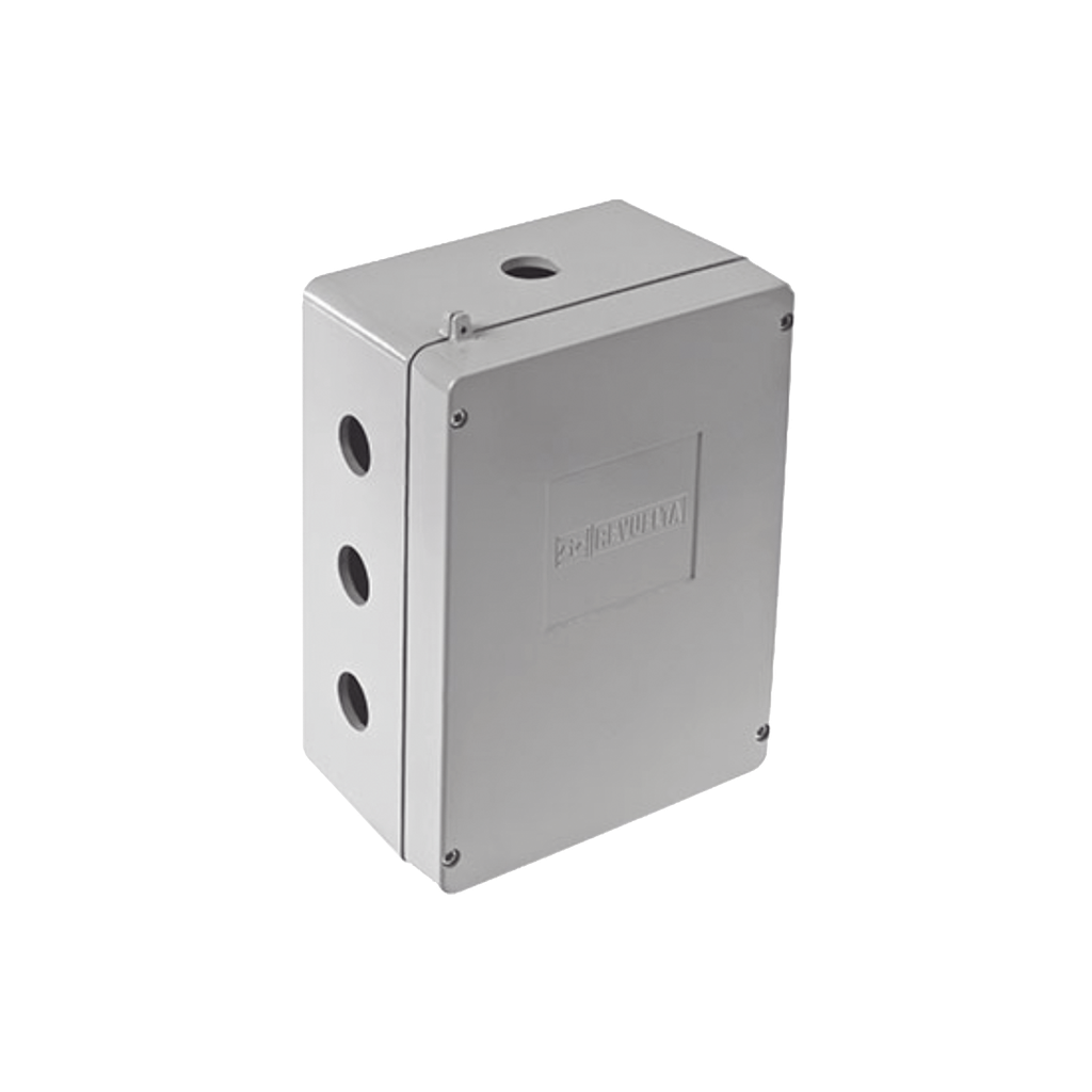 [JB-0549-53] Caja de Unión de Aluminio con 5 salidas de 1 / 1 Izq_1 Der_3 Abajo.