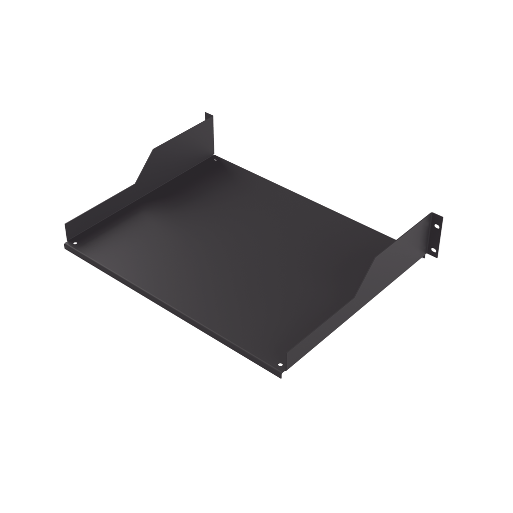 [SCH-342U] Charola para Soportar Equipos en Rack de 19 in, Profundidad de 34 cm, Color Negro, 2U