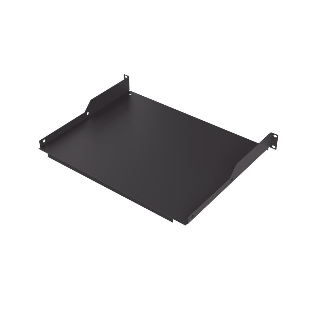 [SCH-34-1U] Charola para Soportar Equipos en Rack de 19 in, Profundidad de 34 cm, Color Negro, 1U