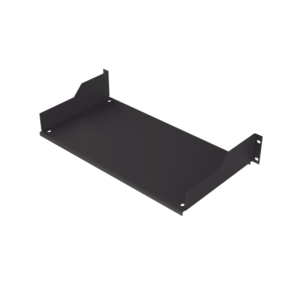 Charola para Rack de 19 de 2 postes, 23.5 cm de Profundidad, 2 Unidades de rack