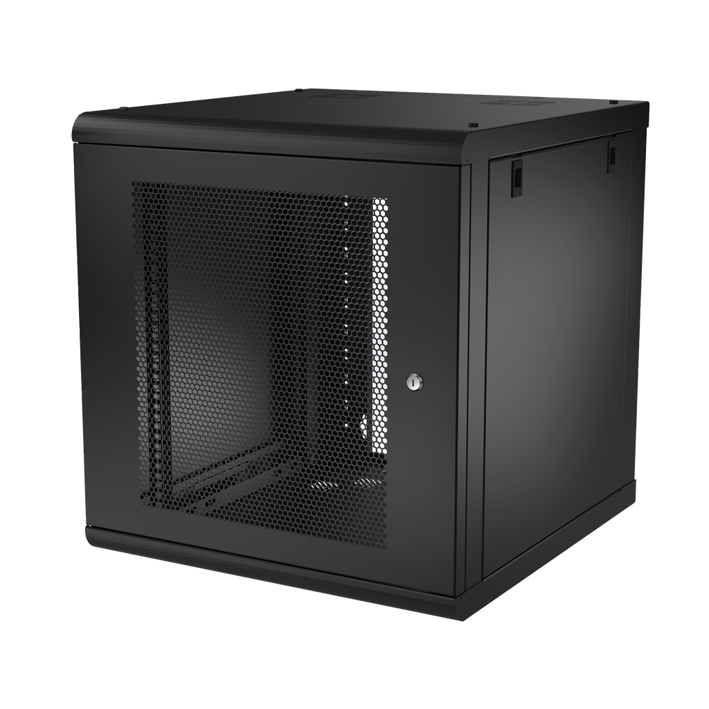 [SR-1912-GN2P] Gabinete de Pared 12U de 635 mm de Profundidad, Rack de 19 in en Acero Reforzado: Compacto y Resistente para Soluciones Profesionales